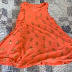 Orange/pink tank top